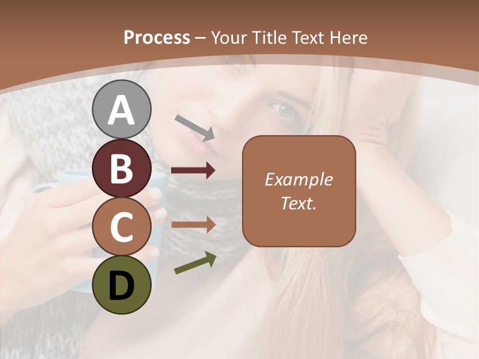 Infection Caucasian Headache PowerPoint Template