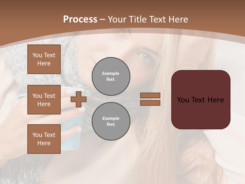 Infection Caucasian Headache PowerPoint Template
