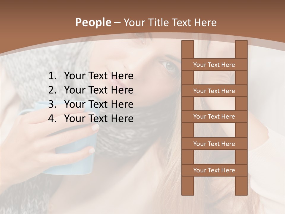 Infection Caucasian Headache PowerPoint Template