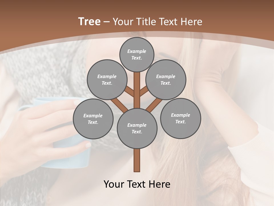 Infection Caucasian Headache PowerPoint Template