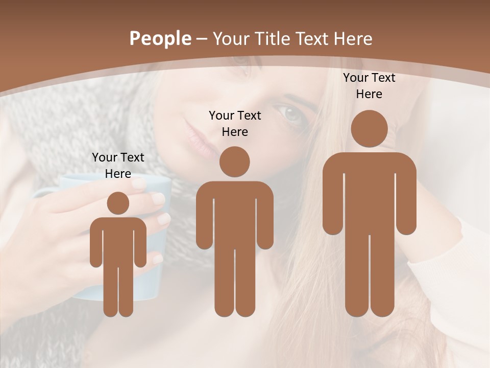 Infection Caucasian Headache PowerPoint Template