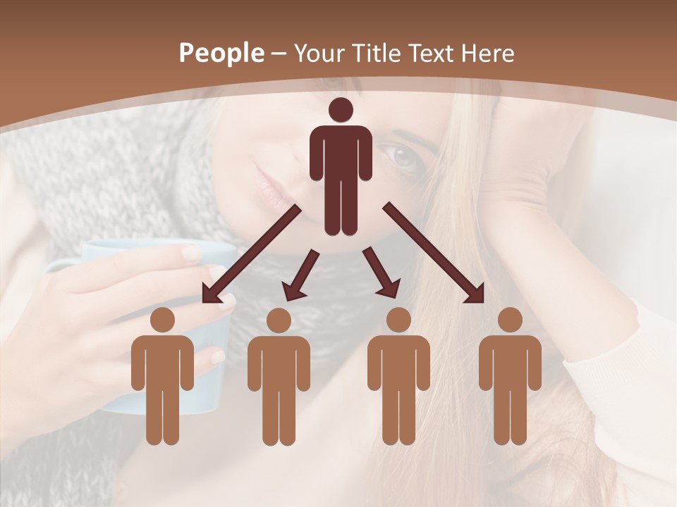 Infection Caucasian Headache PowerPoint Template