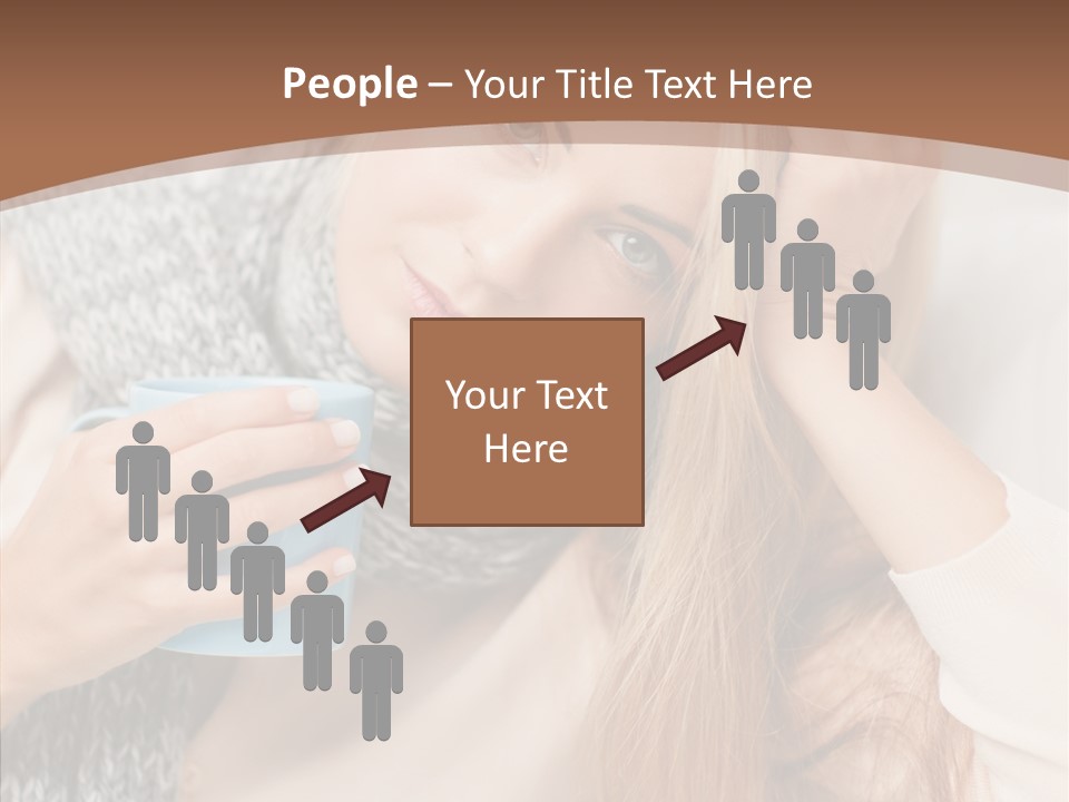 Infection Caucasian Headache PowerPoint Template
