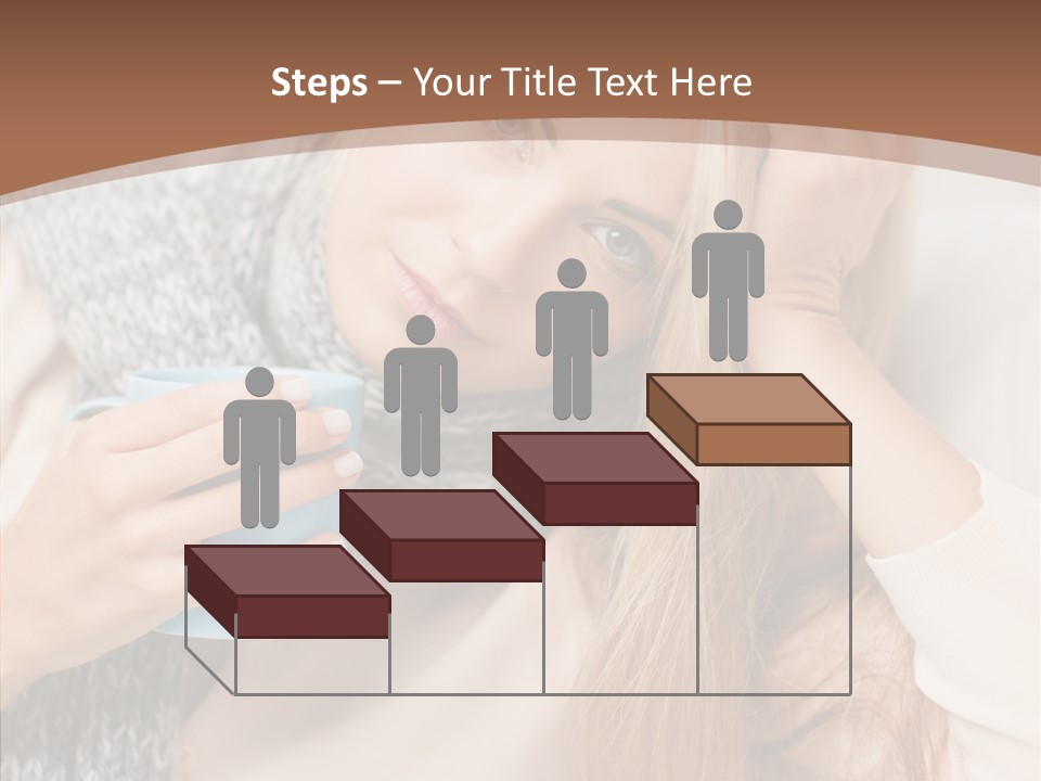 Infection Caucasian Headache PowerPoint Template