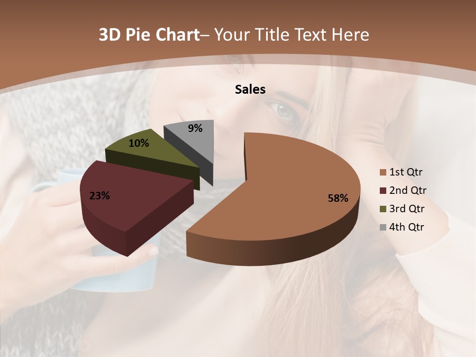 Infection Caucasian Headache PowerPoint Template
