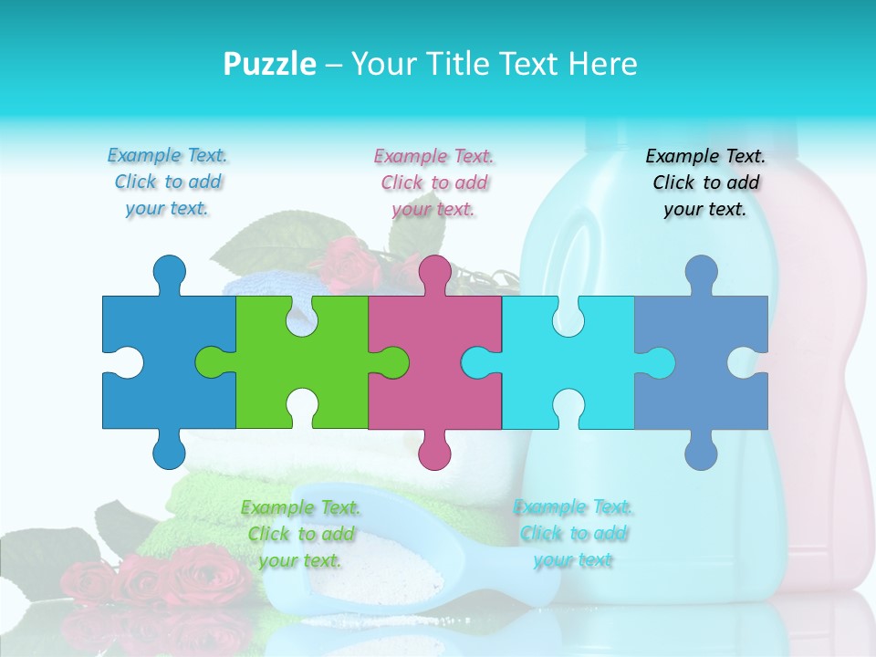 Shower Vacation Wash PowerPoint Template