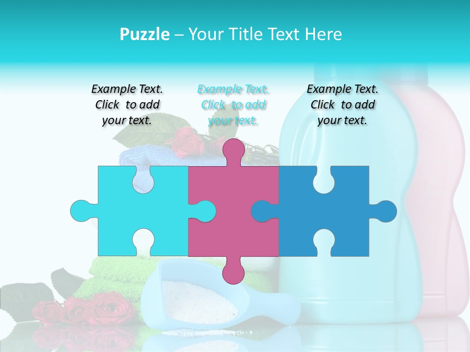 Shower Vacation Wash PowerPoint Template