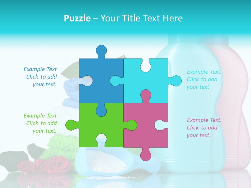 Shower Vacation Wash PowerPoint Template