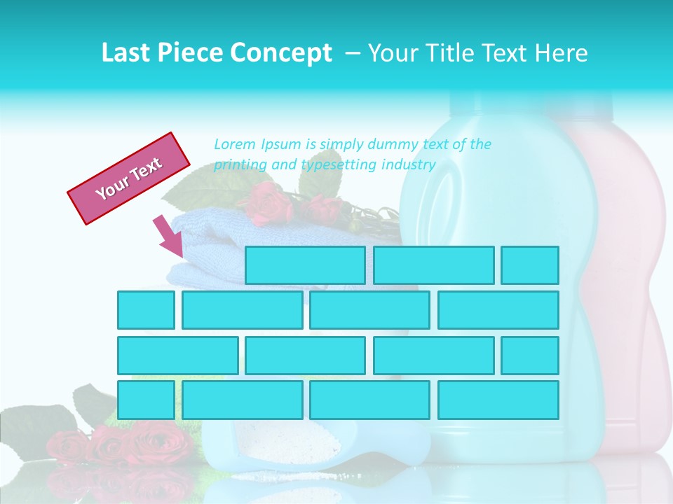 Shower Vacation Wash PowerPoint Template