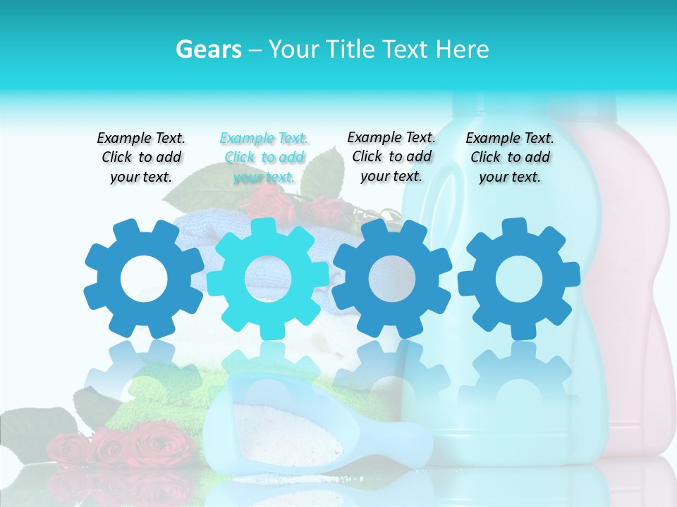 Shower Vacation Wash PowerPoint Template