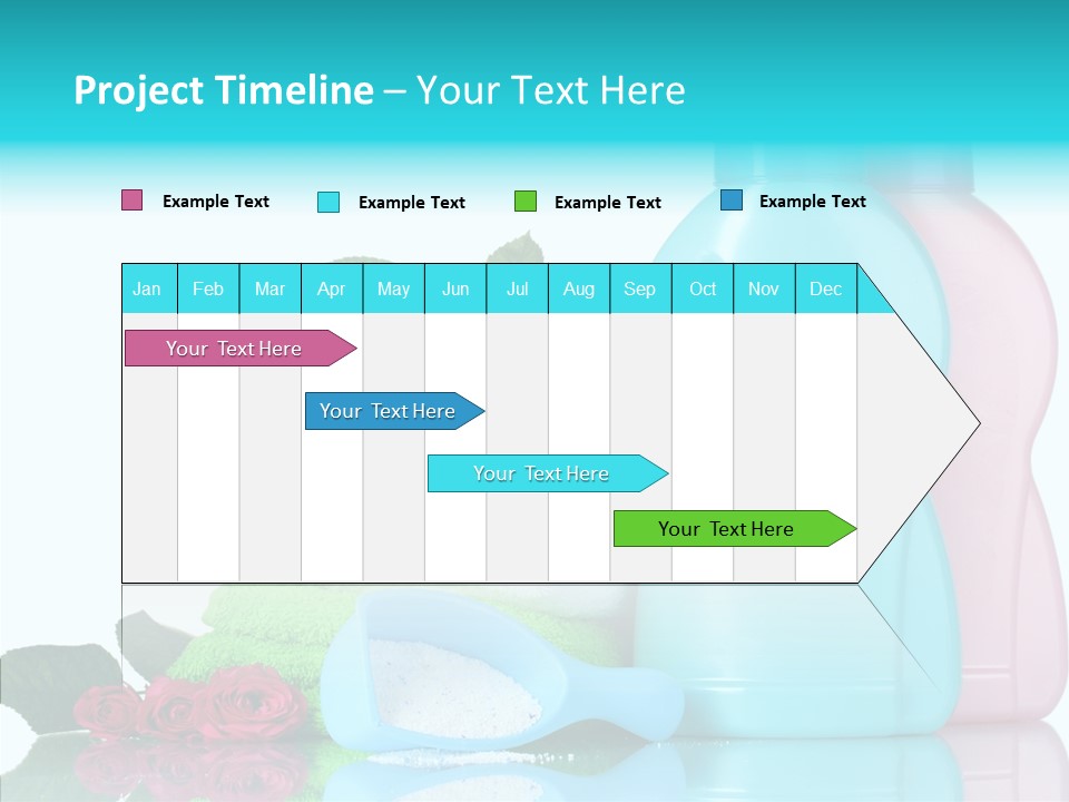 Shower Vacation Wash PowerPoint Template