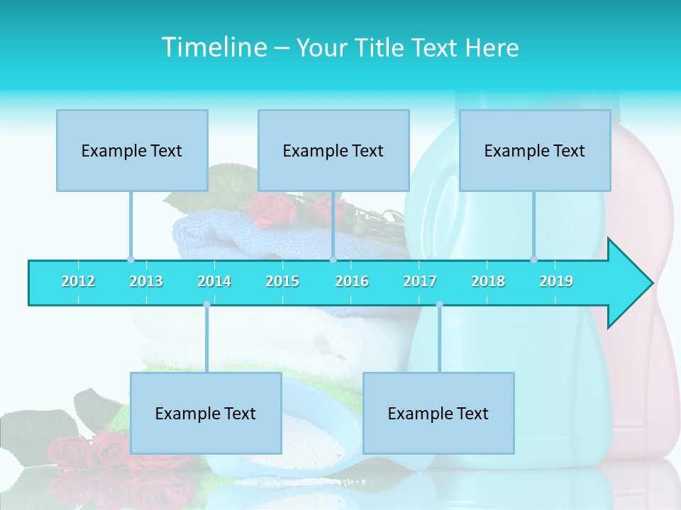 Shower Vacation Wash PowerPoint Template