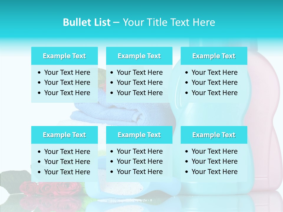 Shower Vacation Wash PowerPoint Template