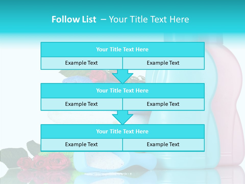 Shower Vacation Wash PowerPoint Template