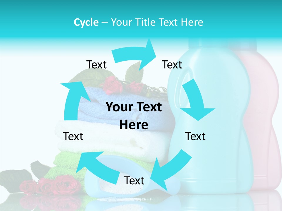 Shower Vacation Wash PowerPoint Template