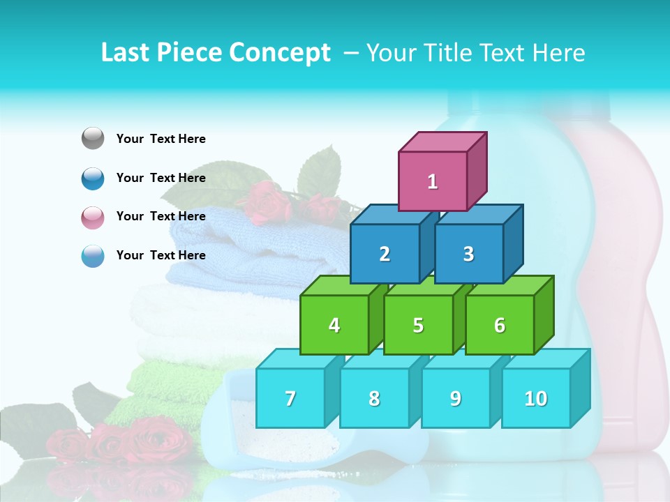 Shower Vacation Wash PowerPoint Template