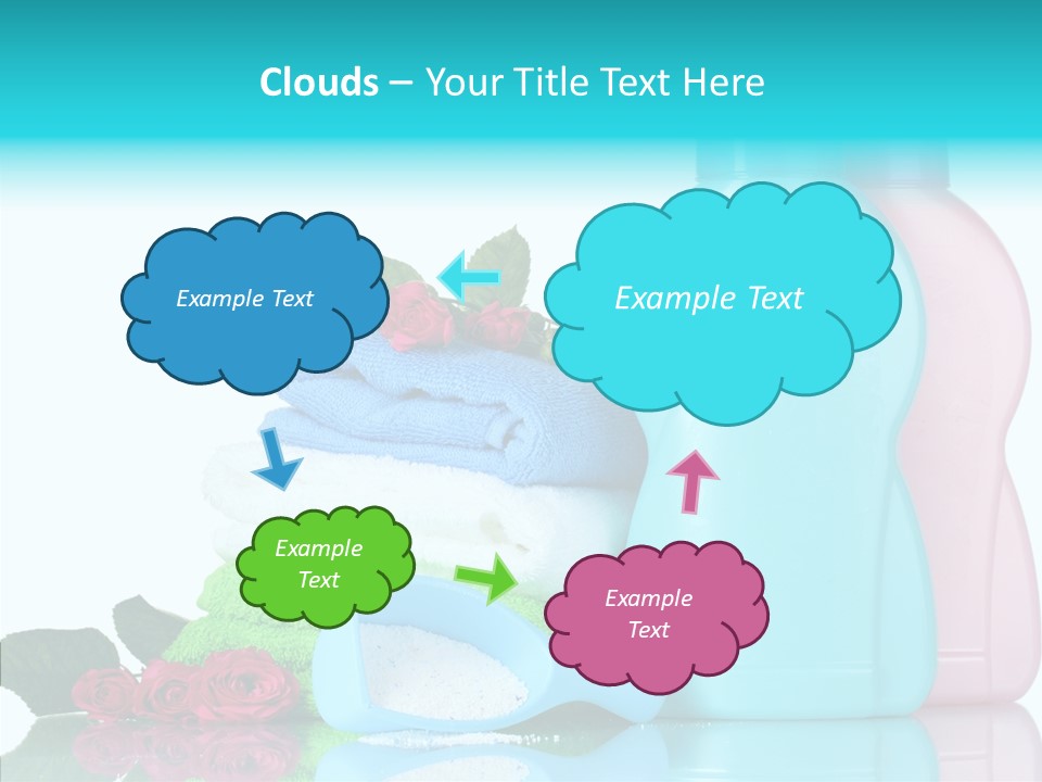 Shower Vacation Wash PowerPoint Template
