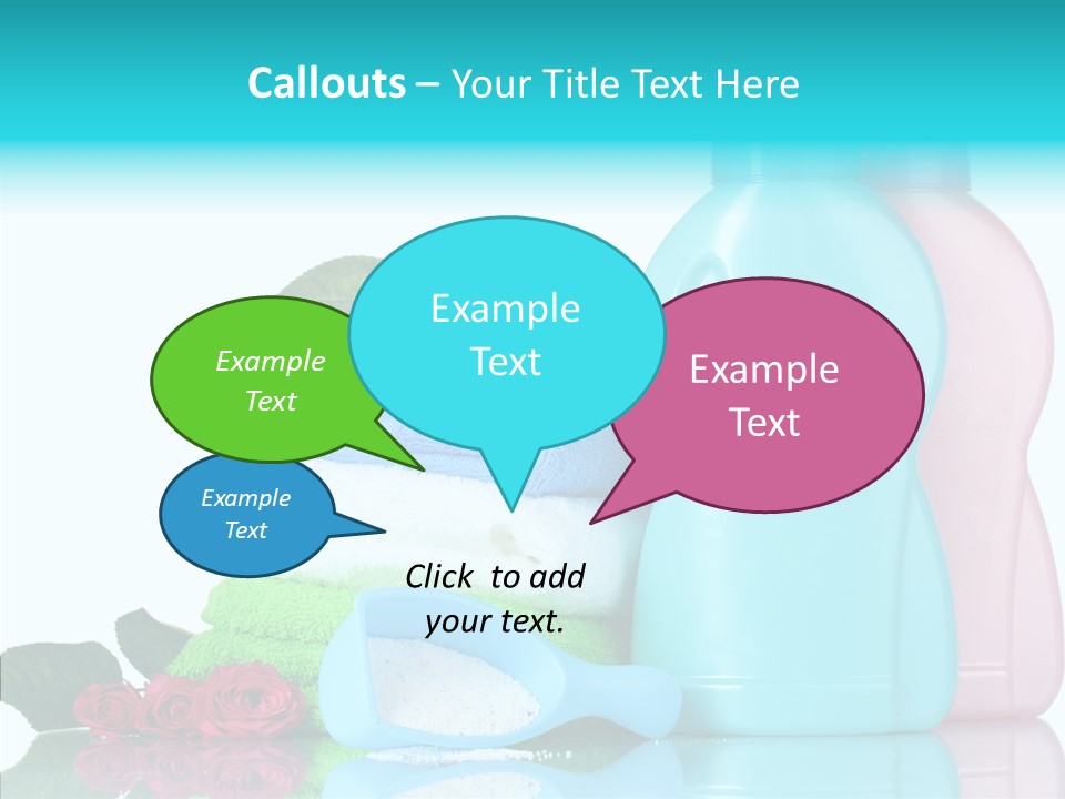 Shower Vacation Wash PowerPoint Template