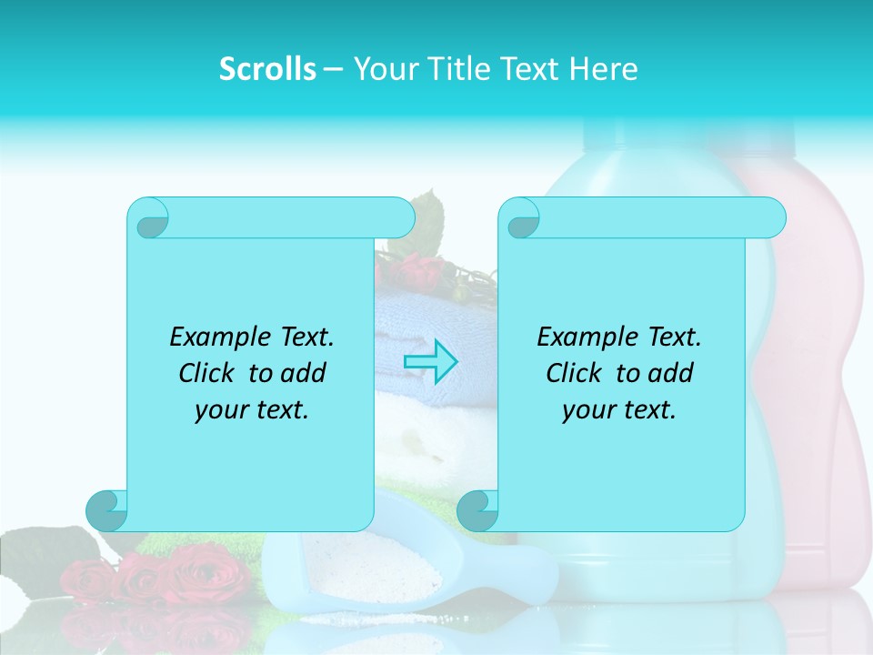 Shower Vacation Wash PowerPoint Template