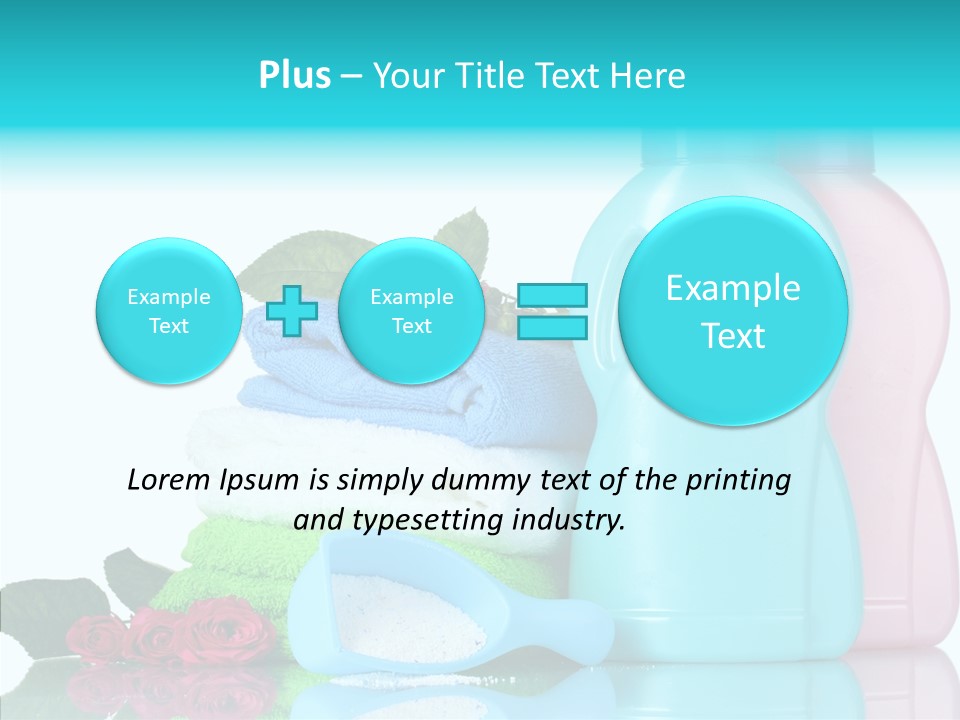Shower Vacation Wash PowerPoint Template