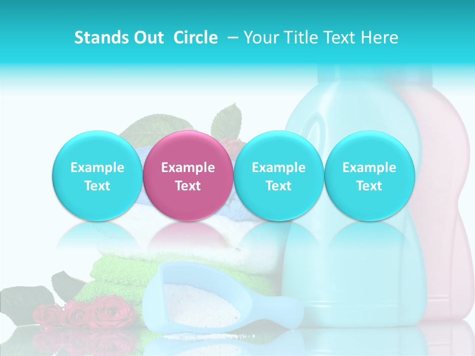 Shower Vacation Wash PowerPoint Template