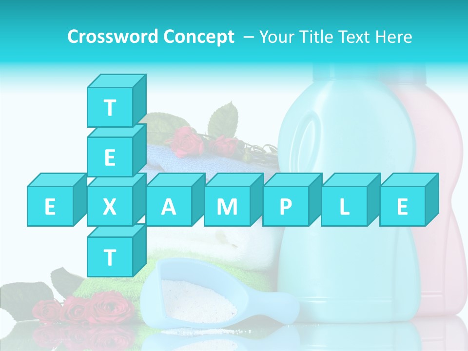 Shower Vacation Wash PowerPoint Template