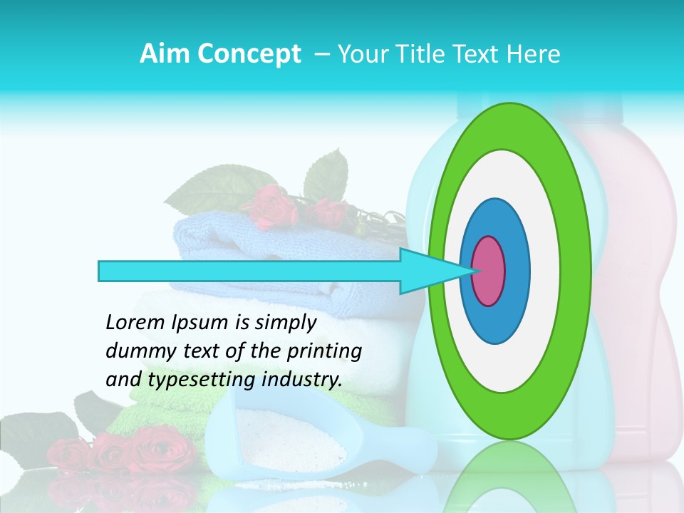 Shower Vacation Wash PowerPoint Template