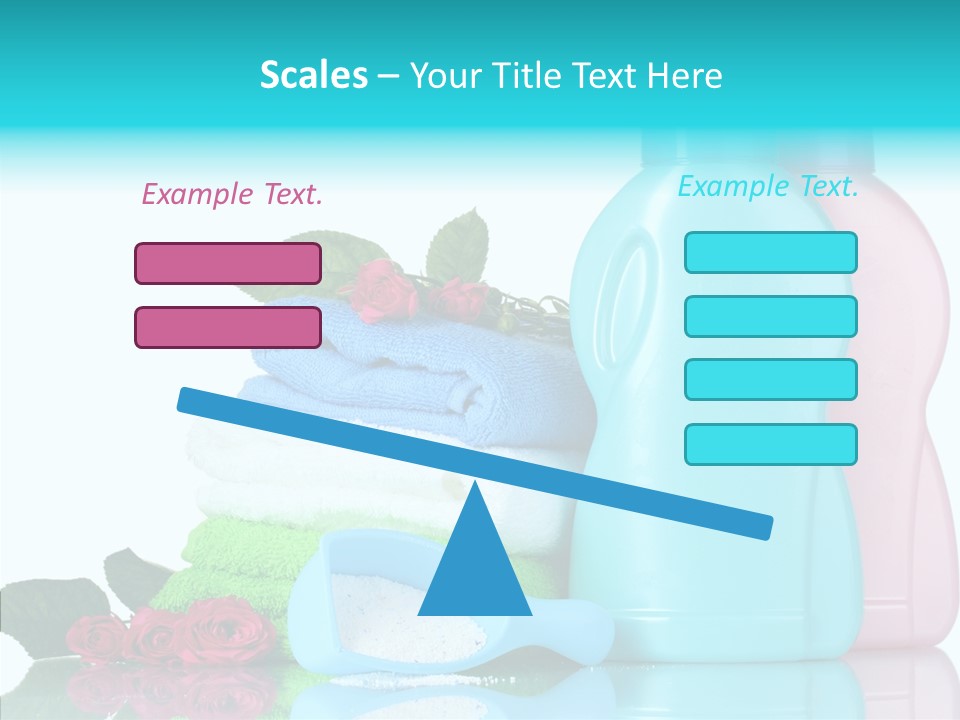 Shower Vacation Wash PowerPoint Template