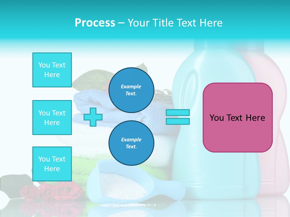 Shower Vacation Wash PowerPoint Template