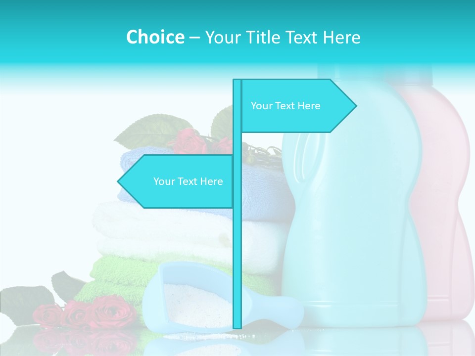 Shower Vacation Wash PowerPoint Template