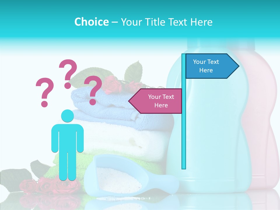 Shower Vacation Wash PowerPoint Template