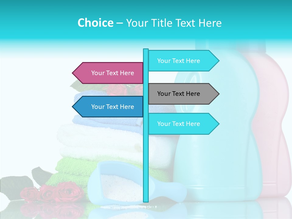 Shower Vacation Wash PowerPoint Template