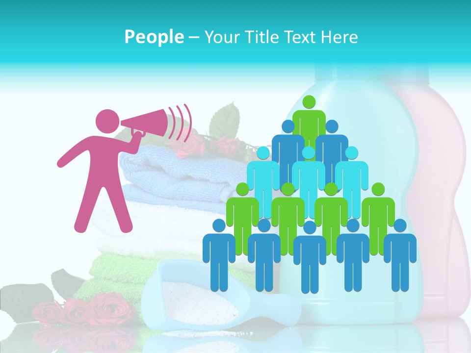 Shower Vacation Wash PowerPoint Template