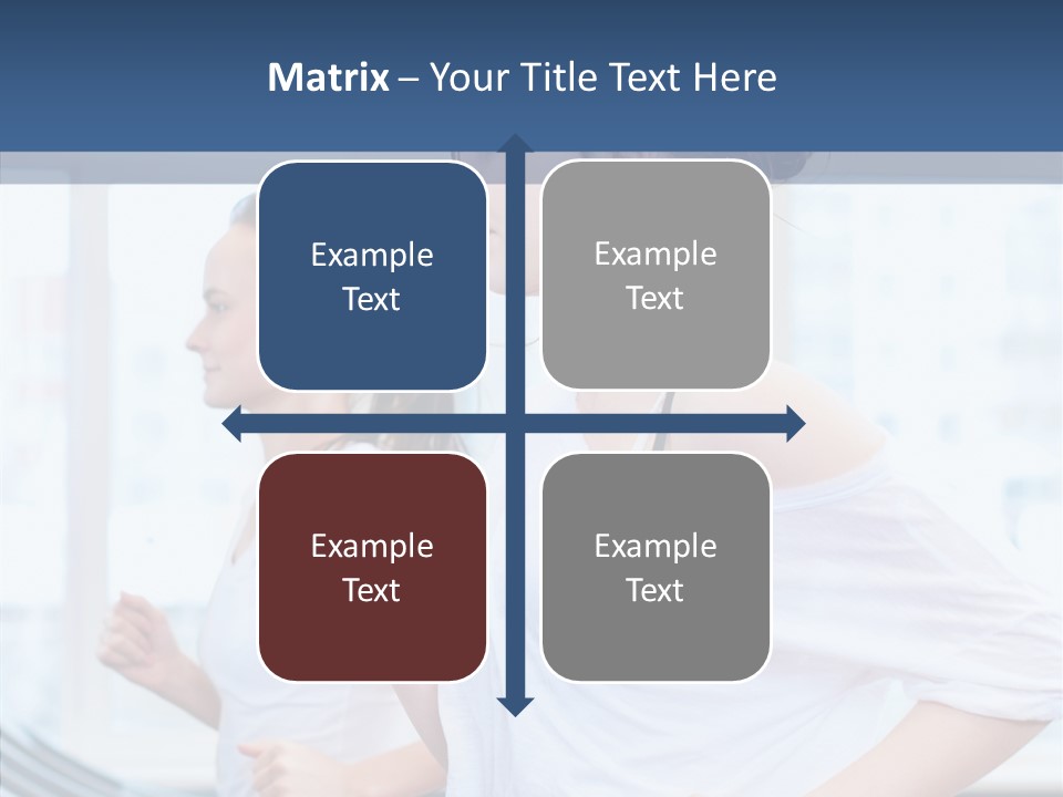 Muscles Fitness Group PowerPoint Template