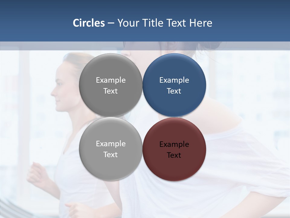 Muscles Fitness Group PowerPoint Template