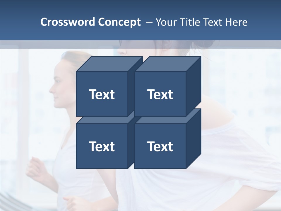 Muscles Fitness Group PowerPoint Template