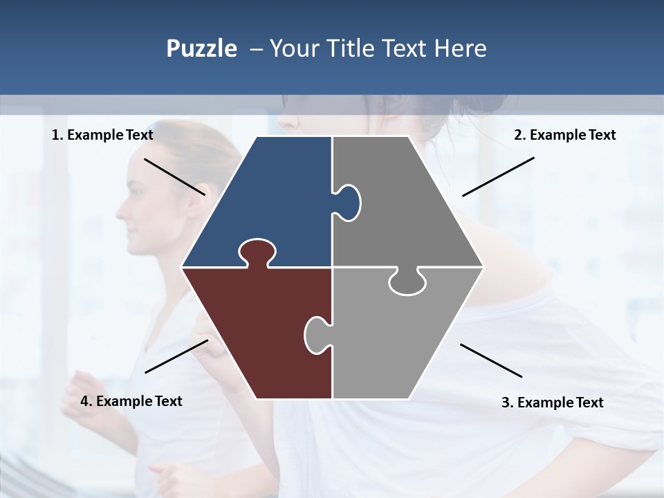 Muscles Fitness Group PowerPoint Template