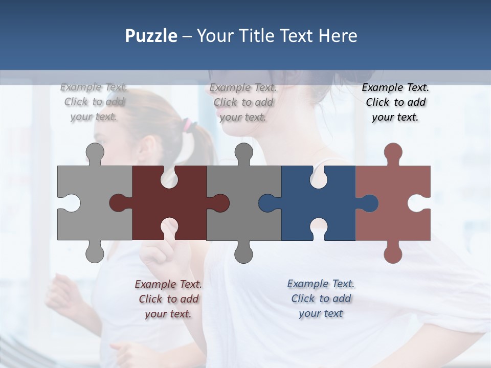 Muscles Fitness Group PowerPoint Template