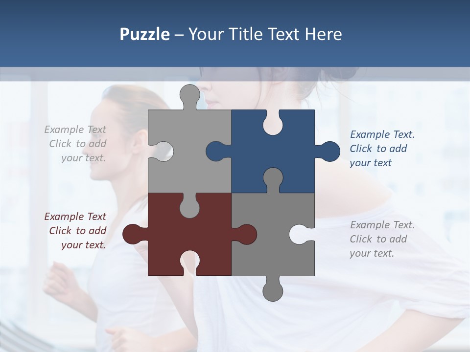 Muscles Fitness Group PowerPoint Template