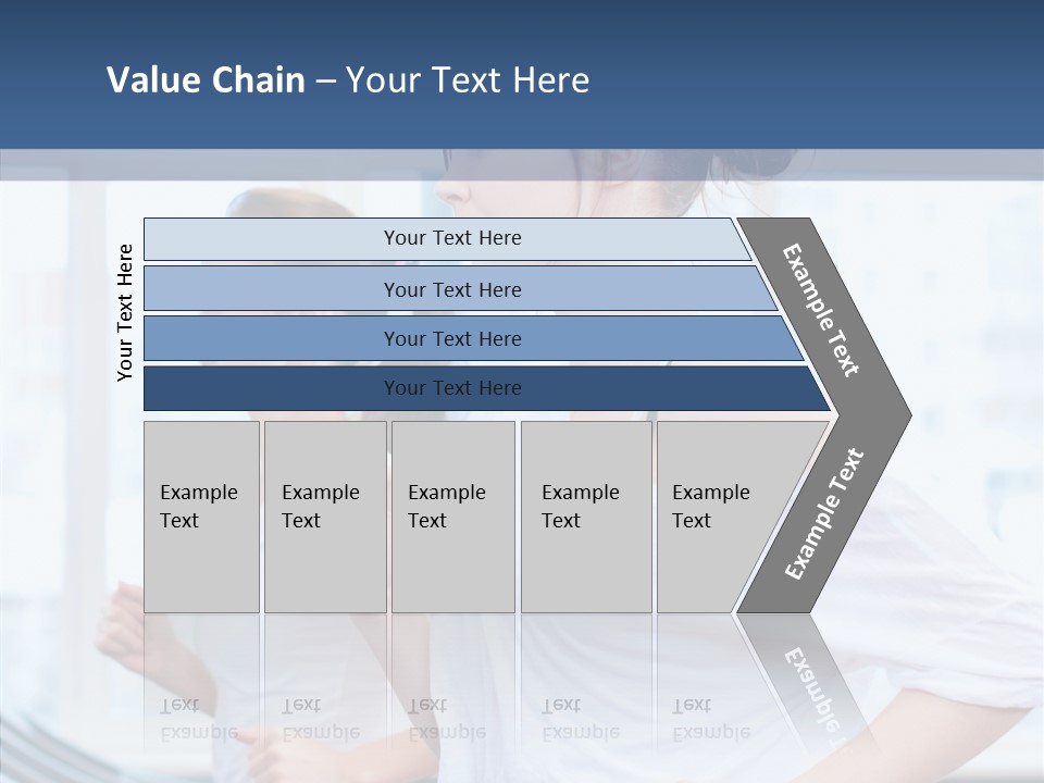Muscles Fitness Group PowerPoint Template