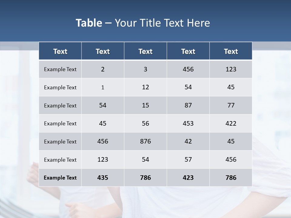 Muscles Fitness Group PowerPoint Template