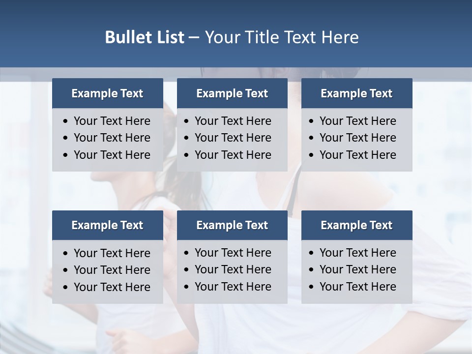 Muscles Fitness Group PowerPoint Template