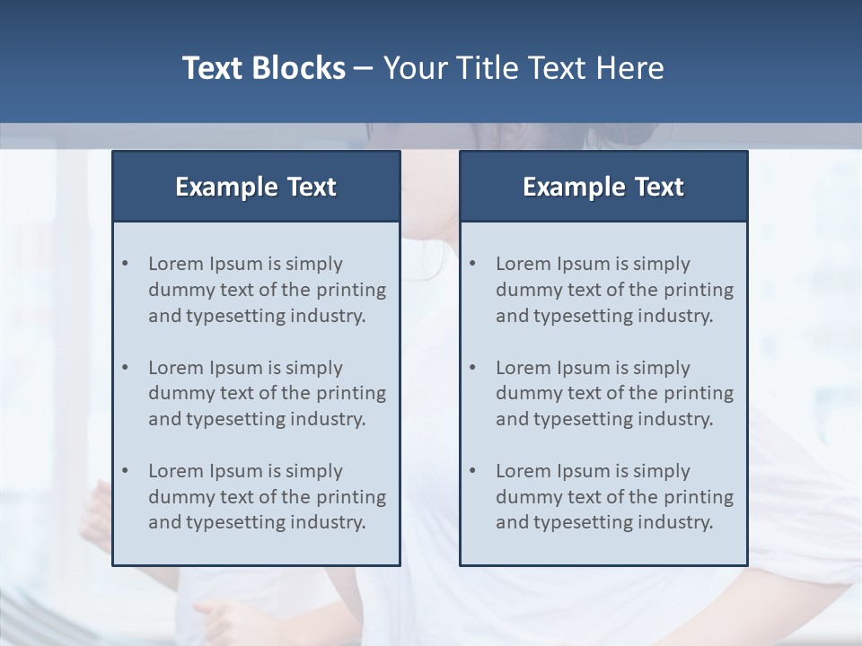 Muscles Fitness Group PowerPoint Template