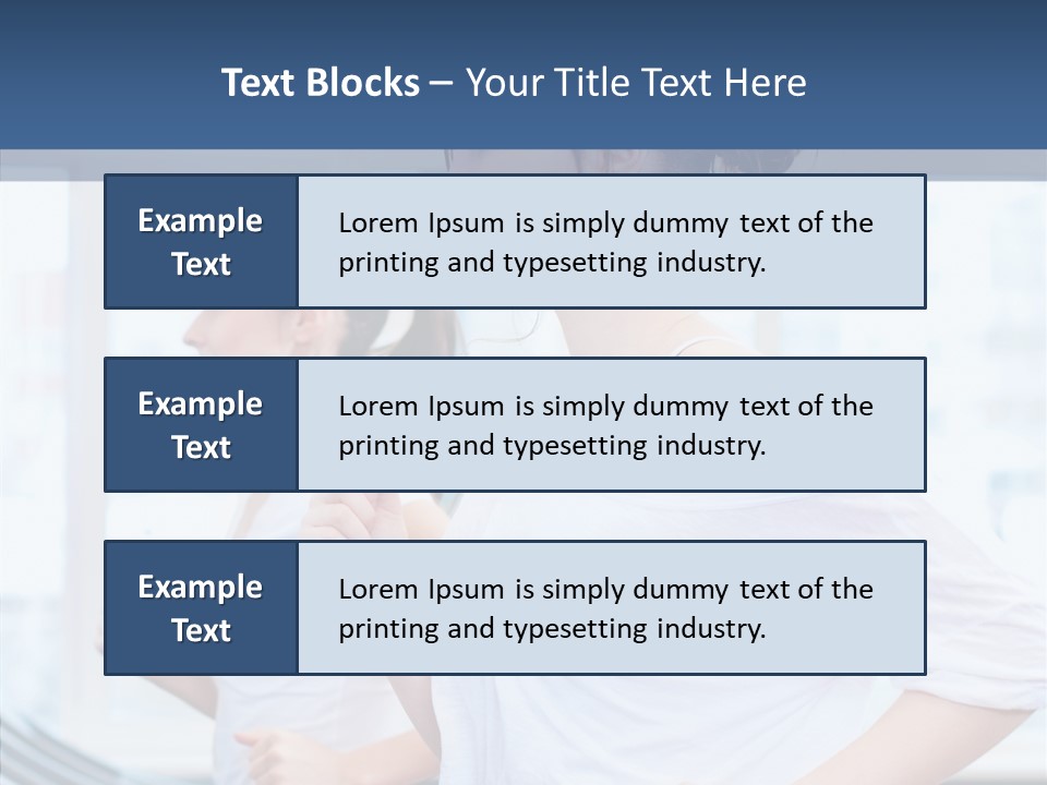 Muscles Fitness Group PowerPoint Template