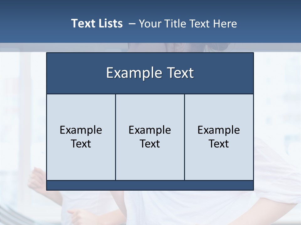 Muscles Fitness Group PowerPoint Template