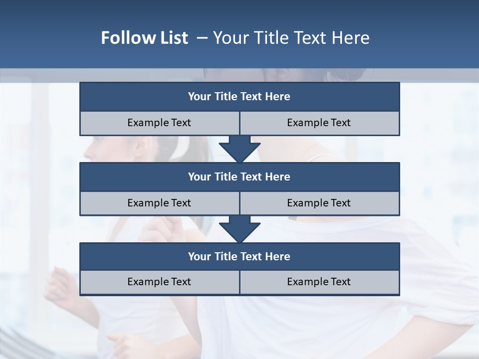 Muscles Fitness Group PowerPoint Template
