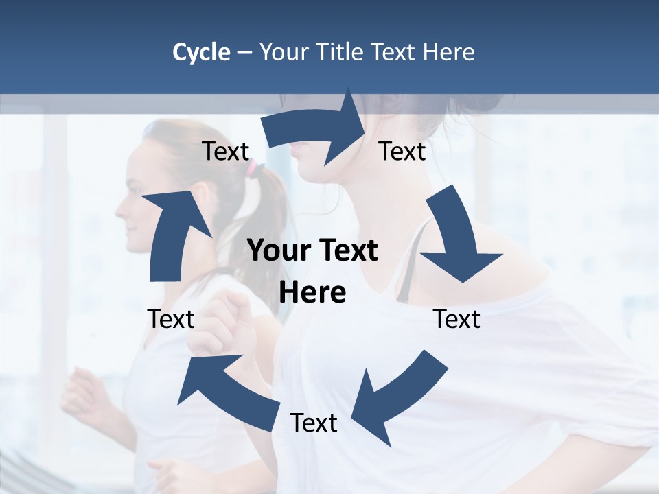 Muscles Fitness Group PowerPoint Template