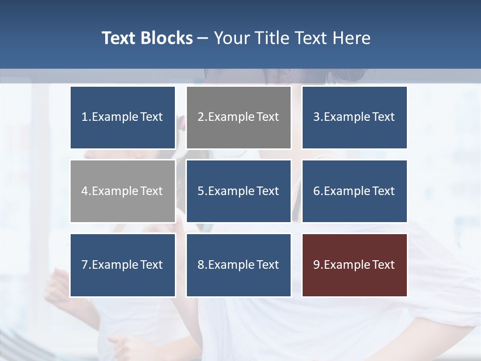 Muscles Fitness Group PowerPoint Template