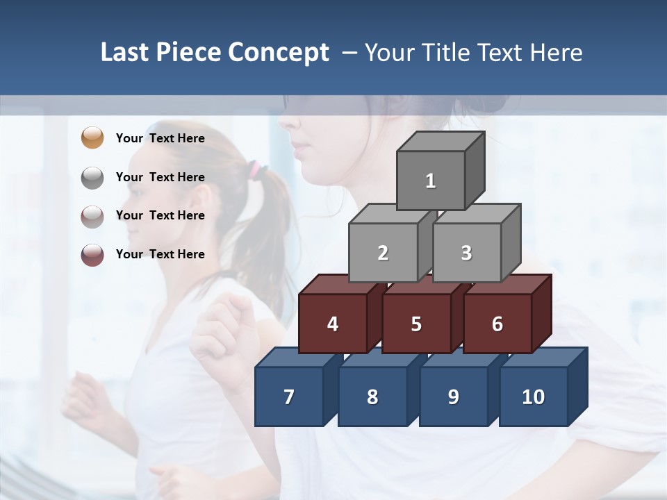 Muscles Fitness Group PowerPoint Template