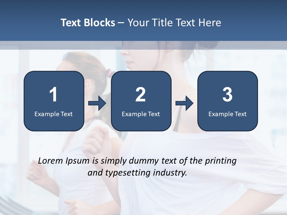 Muscles Fitness Group PowerPoint Template